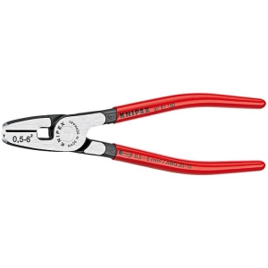 Knipex 97 81 180 Crimping Pliers for End Sleeves Ferrules 180mm 0.5-6.0mm